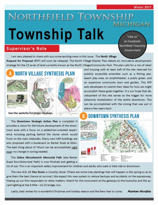 Township Talk Winter 2017 Page 1
